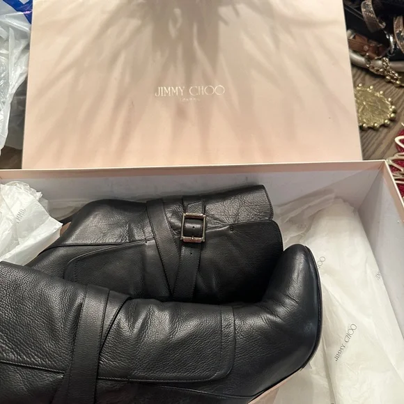 Jimmy Choo Grainy Calf Leather boots in 39 132 Ballad
